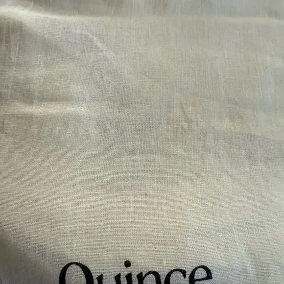 Quince European Linen Duvet Cover Ivory Size Queen/Full - Picture 6 of 7